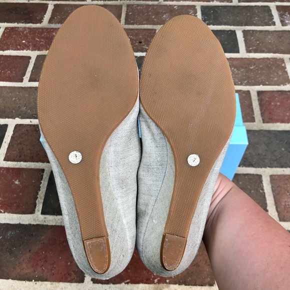 Butter of London Santana Gold Peep-Toe Wedge - Picture 7 of 7